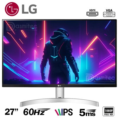 Monitor LG 27MK600-W 27" IPS 75HZ 5MS BLANCO