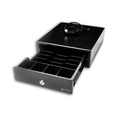 GAVETA DE DINERO 3NSTAR 240MM X 280MM RJ11 POS-CD200 4 BILLETES / 8 MONEDAS