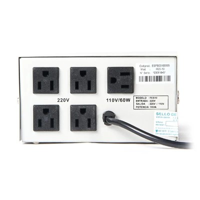 Estabilizador Solido Elise FES-10 1.0kVA 220V 4 tomas