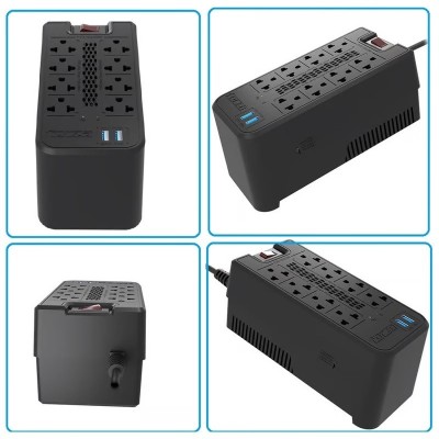 Estabilizador Forza FVR-1222 USB 8 tomas 1200VA / 600W