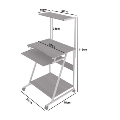 Escritorio Multinivel Xtech XTF-CD190 Para PC Ebano
