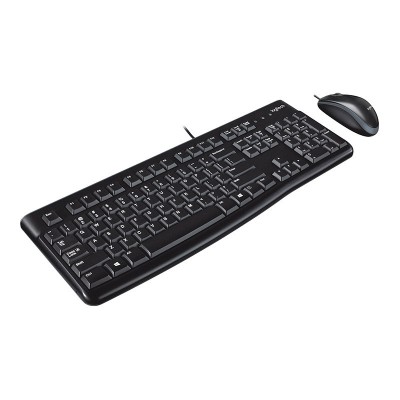 Kit Teclado y Mouse Logitech MK120 USB Negro