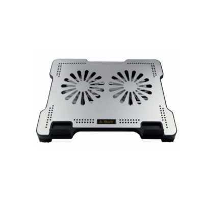 Cooler Idock N10-2 OFFICE /2Vent / 4 pt USB / 5 niveles/ LED AZUL/ 12" a 15.6"