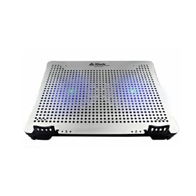 Cooler Idock N1-4 ULTIMA ZODIAC / 2Vent / 4 pt USB / 8 niveles/ LED AZUL/ 12" a 17"