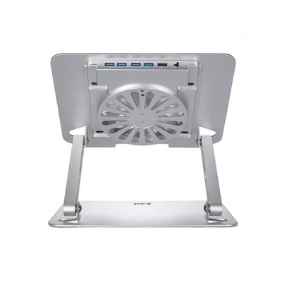 SOPORTE CON VENTILADOR DIAMOND I50 3.0 IDOCK USB SILVER