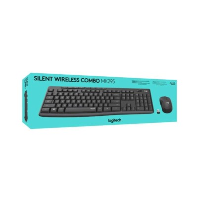 Combo Logitech Teclado + Mouse Inalambrico MK295