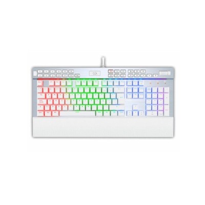 Teclado Redragon Mecanico YAMA White 100% RGB SWICTCH PURPLE K550W