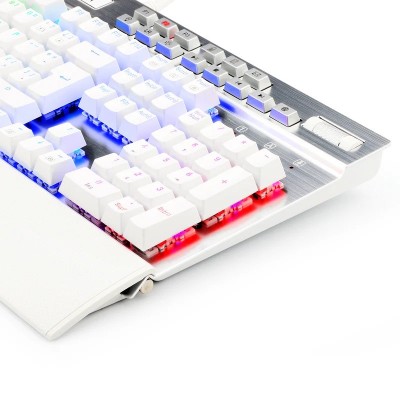 Teclado Redragon Mecanico YAMA White 100% RGB SWICTCH PURPLE K550W