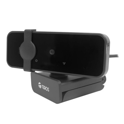 WEBCAM TEROS TE-9072, 2K, MICRÓFONO INCORPORADO, USB 2.0