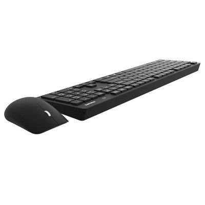 Kit Teclado y Mouse Philips SPT6602 Black (C602) Inalambrico