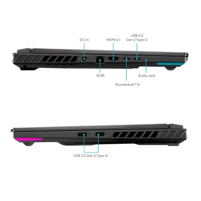 Laptop Core i9 14900HX Asus ROG STRIX G16 G614 G614JVR-N3063W 16GB, SSD 1TB, RTX 4060 8GB, W11, 15.6" Full HD