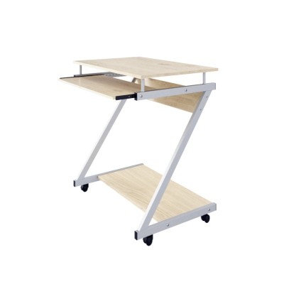 Mesa de Escritorio Xtech XTF-CD457, Con 2 Cajones y Estructura de Acero, Color Marrón Spice