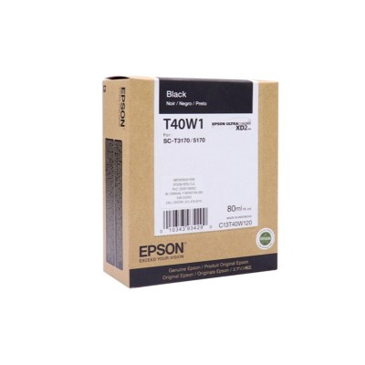 Tinta Epson T40W120 [T40W1] SureColor SC-T2170 / SC-T3170 / SC-T3170M / SC-T5170 / SC-T5170M Black (80 ml)