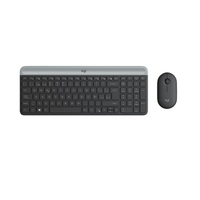 TECLADO LOGITECH + MOUSE MK470 WIRELESS SLIM USB BLACK