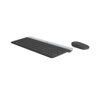 TECLADO LOGITECH + MOUSE MK470 WIRELESS SLIM USB BLACK