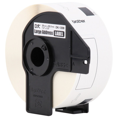 Cinta Brother DK-1208 Rollo Pre Cortado 38mm x 90mm - 400 Etiquetas