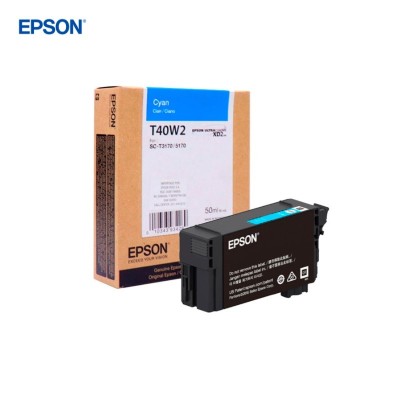 Tinta Epson T40W220 [T40W2] SureColor SC-T2170 / SC-T3170 / SC-T3170M / SC-T5170 / SC-T5170M Cyan (50 ml)
