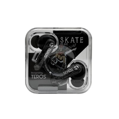 Audífonos Teros TE-8072N Bluetooth, TWS, negro