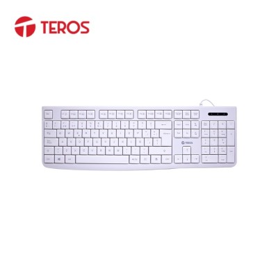 Teclado Estándar Te-4069s Blanco Blanco Español