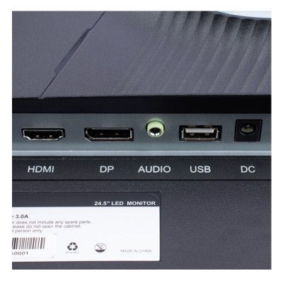 Monitor plano gaming TEROS TE-2474G, 24.5" FHD IPS, 180Hz, 1 ms, HDMI, DP