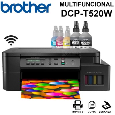Impresora Multifuncional Brother DCP-T520W WIFI