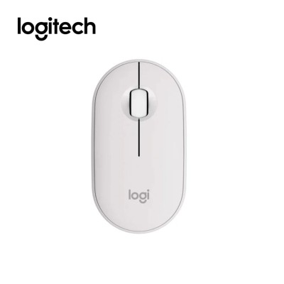 Mouse Logitech PEBBLE 2 M350S, Inalámbrico/Bluetooth, Blanco - 910-007047