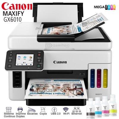 Impresora Canon MAXIFY GX6010 Multifuncional