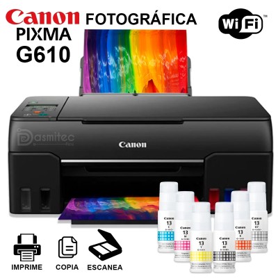 Impresora Canon fotográfica Pixma G610 Multifuncional Wifi