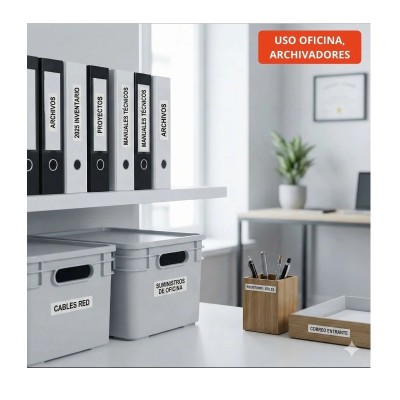 Cinta Brother TZE-221 Negro Sobre Blanco 9mm x 8m