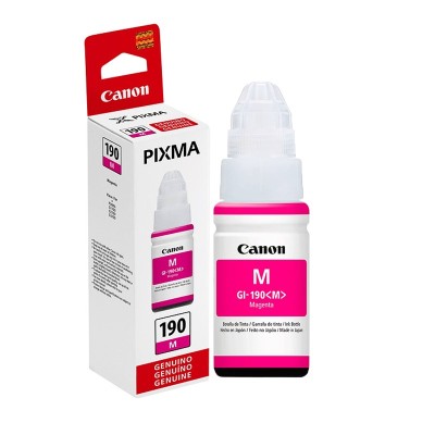 Botella de Tinta Canon GI-190M Magenta 70ml