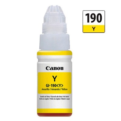 Botella de Tinta Canon GI-190Y Amarillo