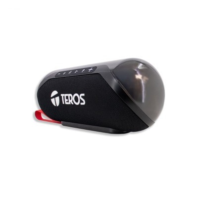Parlante Inalámbrico Teros TE-6047N, 20W, BT: 5.3, Iluminación RGB, Color Negro