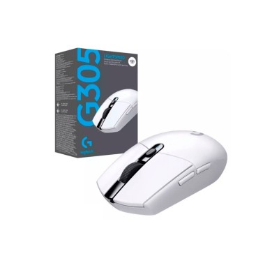 Mouse Gaming Logitech G305 LIGHTSPEED, Inalámbrico, Blanco - 910-005289
