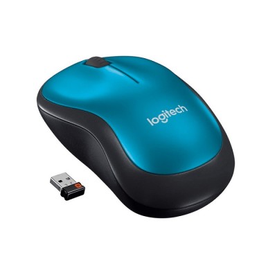 MOUSE LOGITECH M185 WIRELESS BLUE