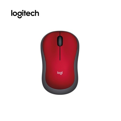 MOUSE LOGITECH M185 WIRELESS RED