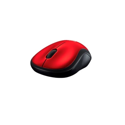 MOUSE LOGITECH M185 WIRELESS RED
