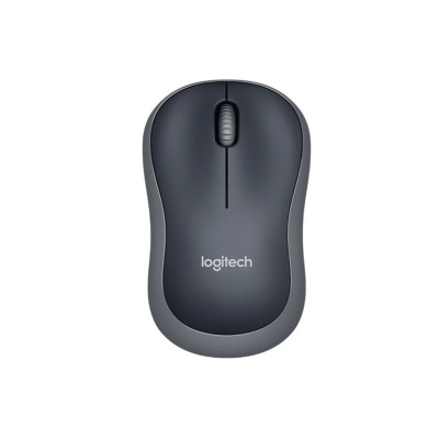 MOUSE LOGITECH M185 WIRELESS BLACK/SILVER
