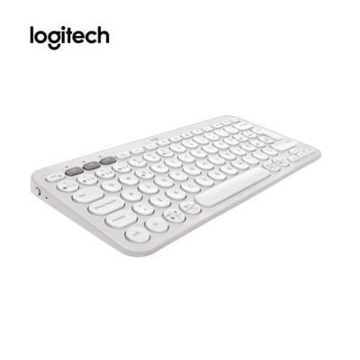 TECLADO LOGITECH PEBBLE 2 K380S WIRELESS/BLUETOOTH WHITE