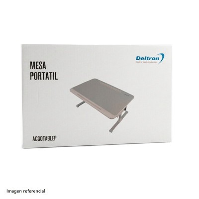 Mesa portatil mediana color gris