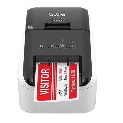 Impresora de Etiquetas Térmica Brother QL-800, Conexión USB