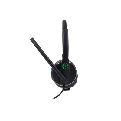 Audifono con Micrófono TEROS TE-8039CS, USB, Negro
