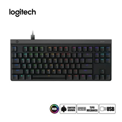 Teclado Gaming Logitech G515 TKL Lightsync RGB, Negro