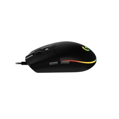 Mouse Gaming Logitech G203 LIGHTSYNC, RGB, Alámbrico, Negro - 910-005790