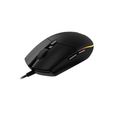 Mouse Gaming Logitech G203 LIGHTSYNC, RGB, Alámbrico, Negro - 910-005790