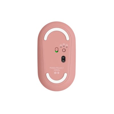 Mouse Logitech PEBBLE 2 M350S, Inalámbrico/Bluetooth, Rose - 910-007048