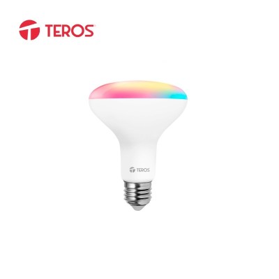Foco inteligente LED TEROS TE-9106RGB, iluminación RGB, potencia de 13W, socket E27, Wi Fi
