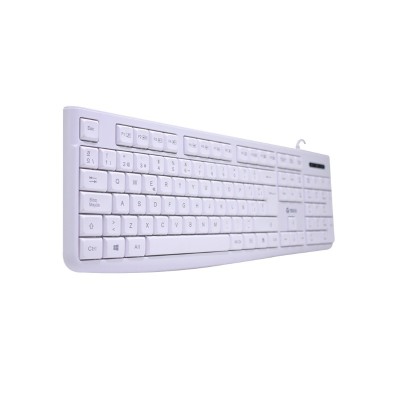 Teclado Estándar Te-4069s Blanco Blanco Español