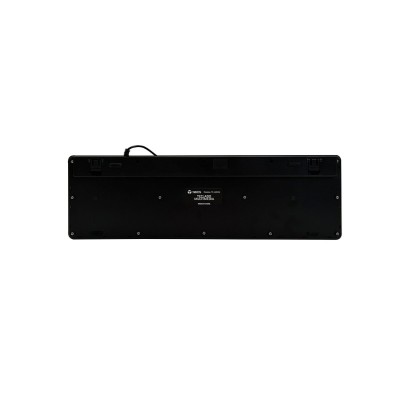 Teclado lavable TEROS TE-4065N, IPX7, USB, negro