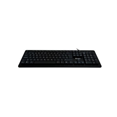 Teclado lavable TEROS TE-4065N, IPX7, USB, negro