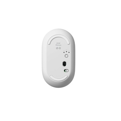 Teclado Logitech + Mouse Pop Icon Bluetooth/Wireless Sp / Copilot/ White (920-013055)